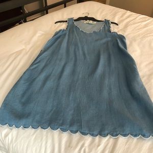 Chambray Sleeveless Dress